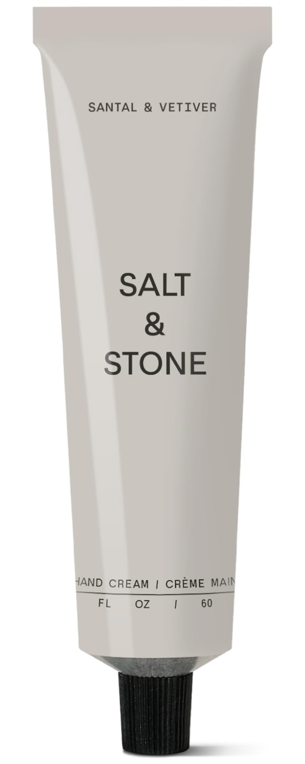 Salt & Stone Hand Cream, Hand Lotion, Women & Men, Santal & Vetiver 2 fl oz