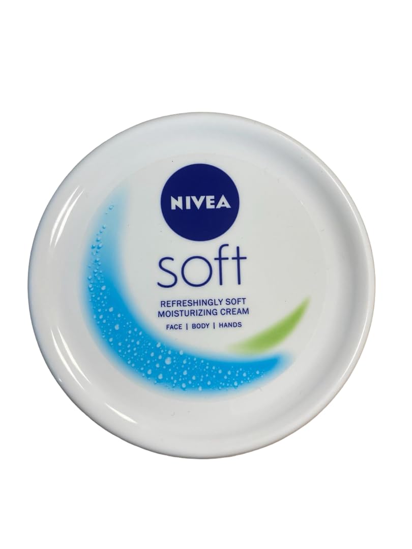 NIVEA Soft Refreshingly Soft Moisturizing Cream, Multipack, 3 x 2.6 OZ