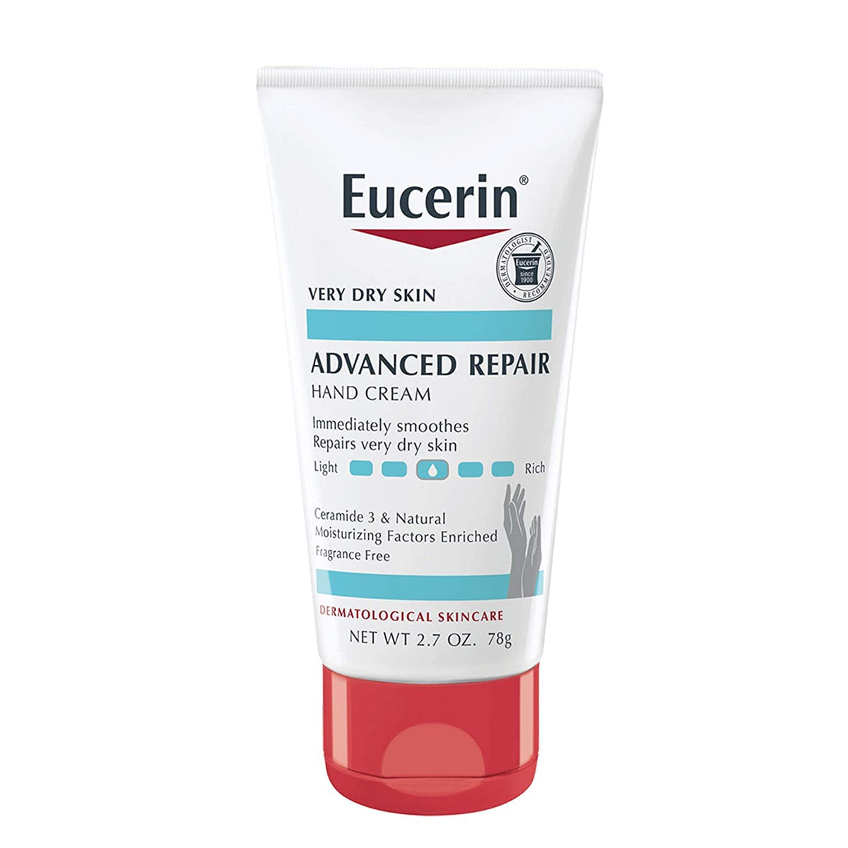 Eucerin Advanced Repair Hand Cream, Urea Enriched, Multipack, 3 x 2.7 OZ