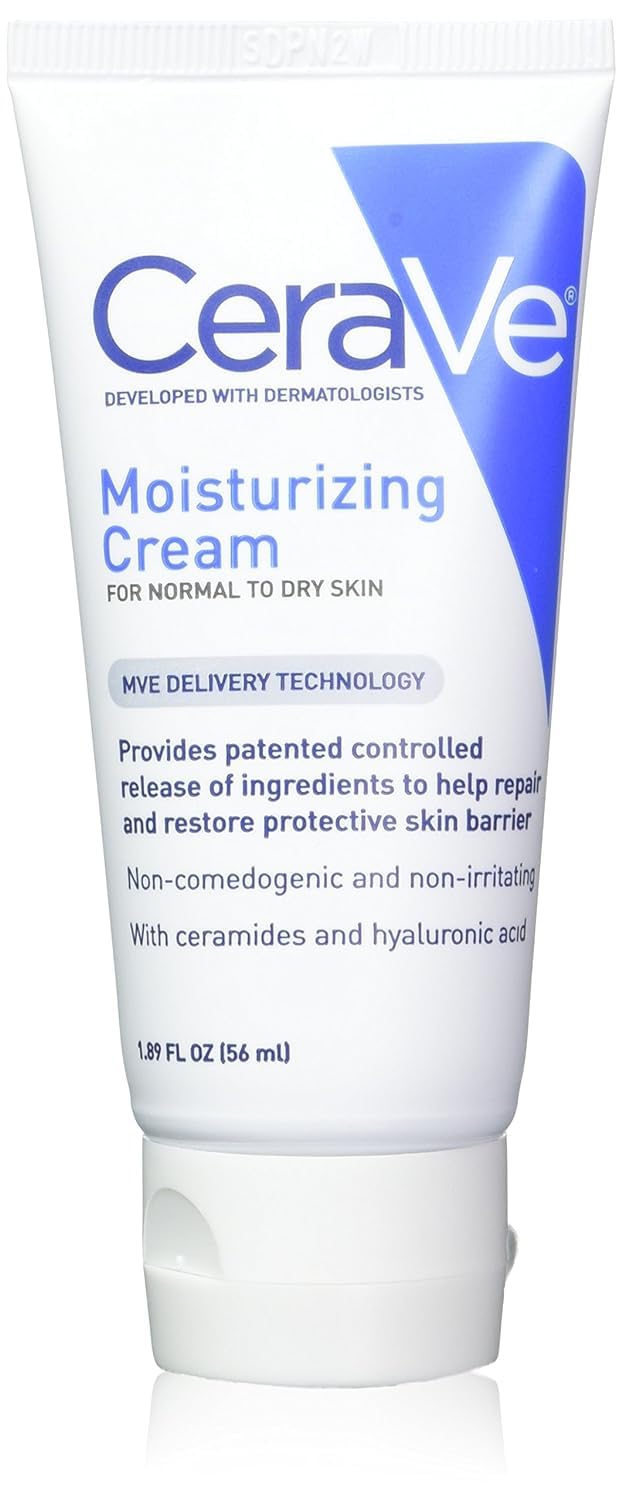 CeraVe Moisturizing Cream, Face Body Moisturizer, Normal to Dry Skin, 8 Fl Oz