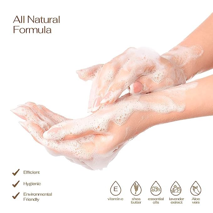 Foaming Hand Soap 10 Pack, Moisturizing W Aloe Vera & Essential Oils - Alcohol-Free Citrus Blend, Lemon, Orange, Lime, Grapefruit, Black Cherry Fragrances & More Hand Wash for Kitchen and Bathroom