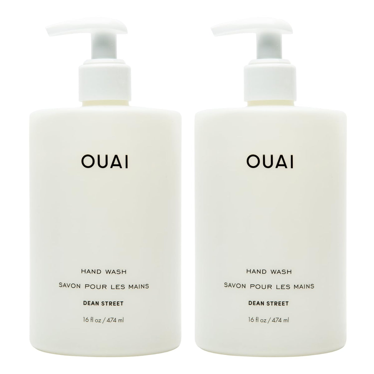 OUAI Hand Wash Full Size - Dean Street - 2 Pack (16 Fl Oz Each)