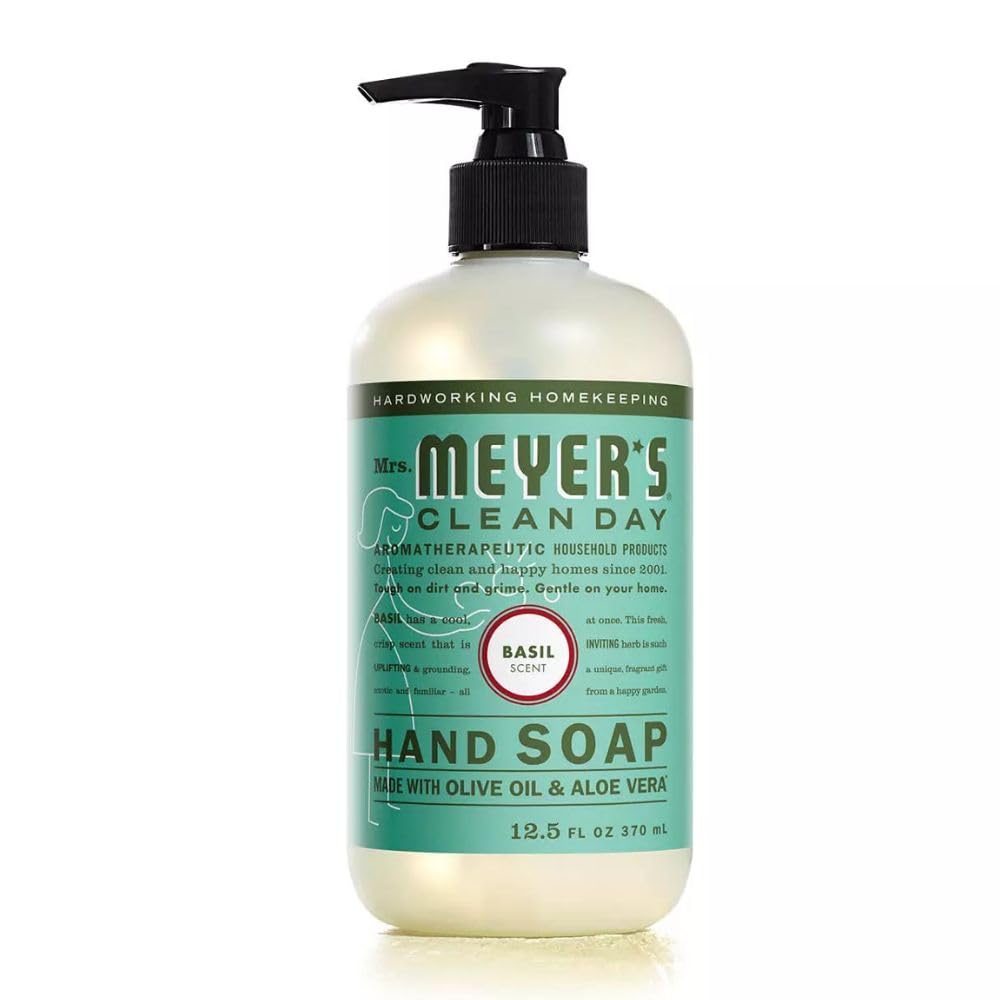 MRS. MEYER'S CLEAN DAY Liquid Hand Soap, Honeysuckle, 12.5 fl oz, 6 Pack