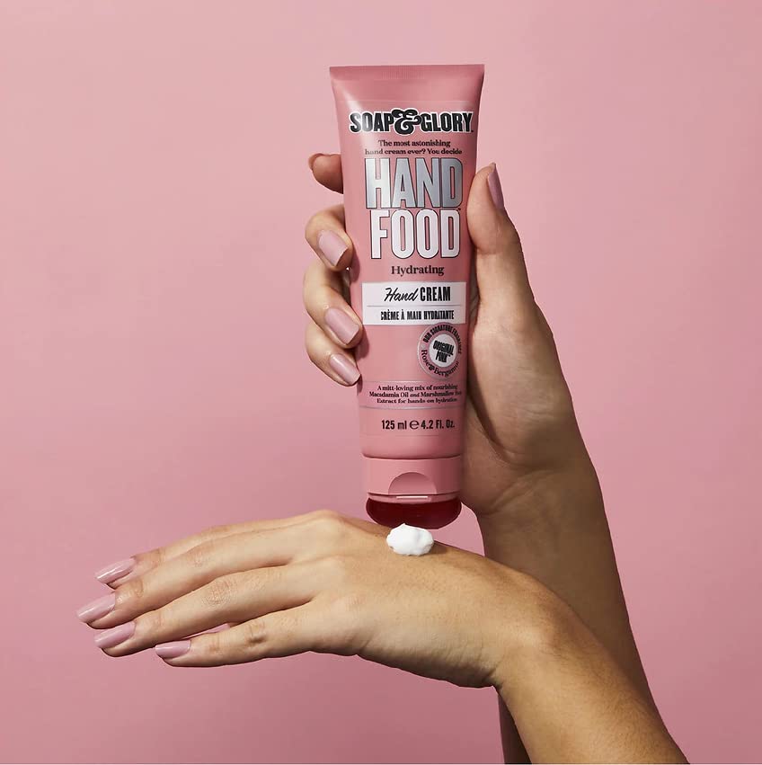 Soap & Glory Hand Food Hand Cream & Rich Cuticle Moisturizer, 125 ml
