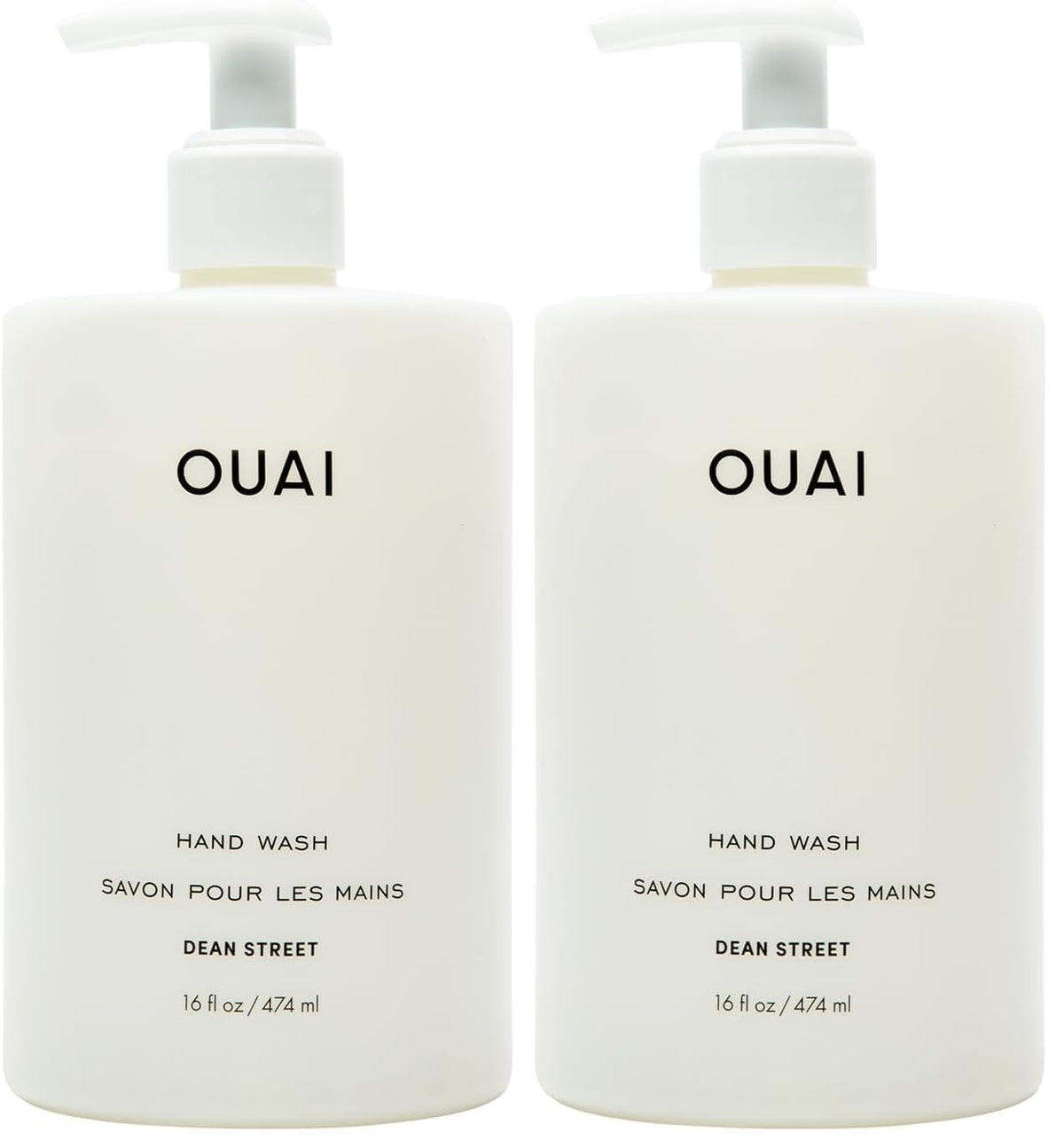 OUAI Hand Wash Full Size - Dean Street - 2 Pack (16 Fl Oz Each)