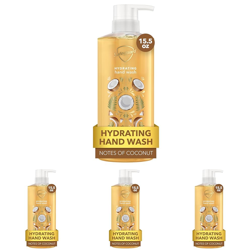 Safeguard Liquid Hand Soap, Micellar Deep Cleansing, Made with Natural Moisturizers, Enriched with Skin Conditioners, Coconut & Lavender Scent Twin Pack, 15.5 oz (Pack of 2)