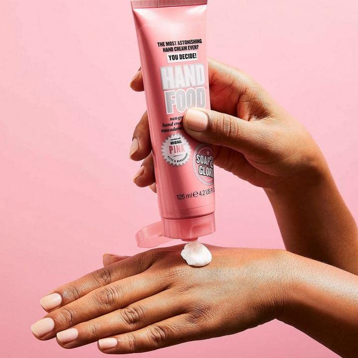 Soap & Glory Hand Food Hand Cream & Rich Cuticle Moisturizer, 125 ml
