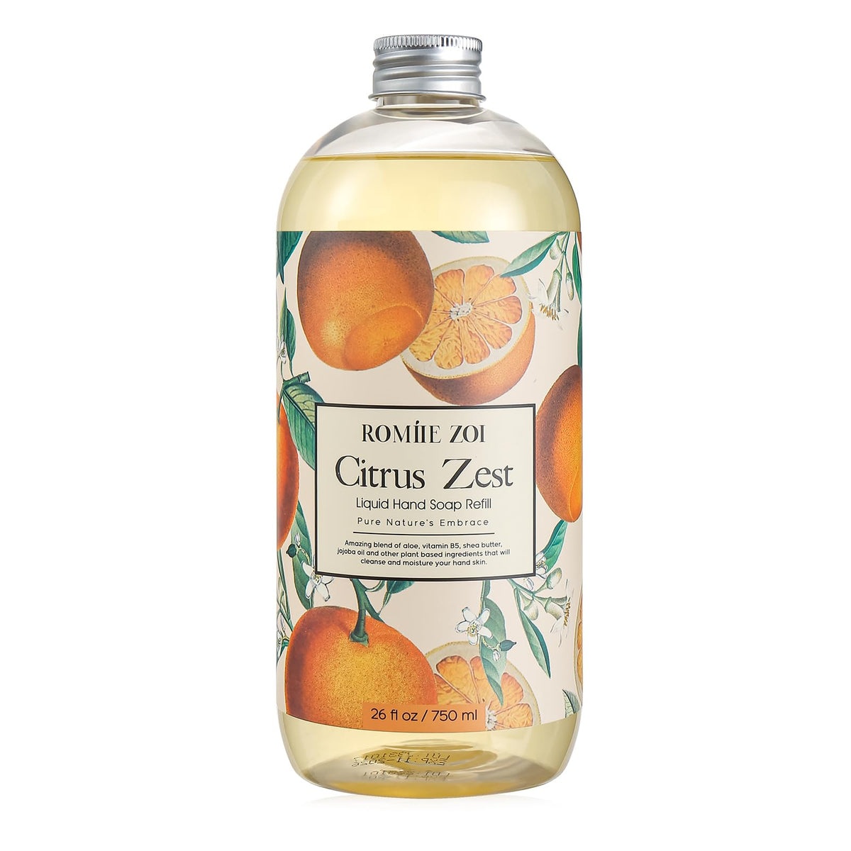 ROMIIE ZOI Liquid Hand Soap Refill, Eucalyptus Mint, 26 Fl Oz, 3-Pack