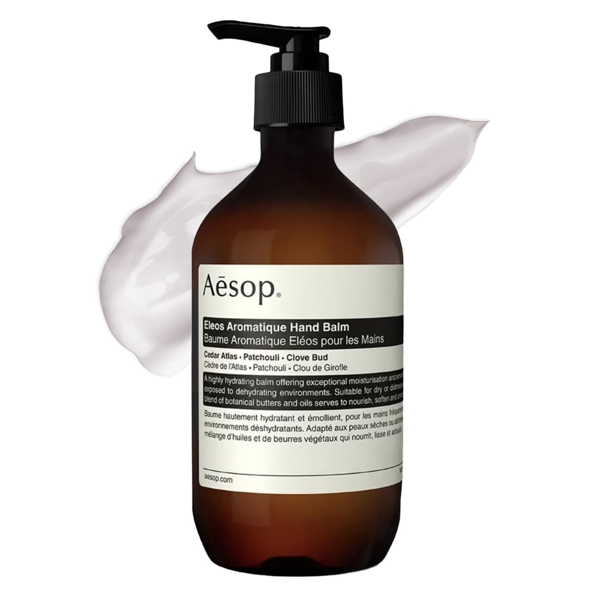 Aesop Reverence Aromatique Travel Size Hand Balm | Lotion that Gently Exfoliates Dry Hands + Nourishes with Macadamia Seed Oil and Shea Butter | 2.4 oz / 75 mL