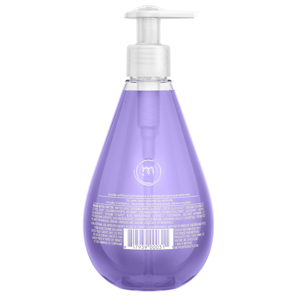 method Gel Hand Wash, French Lavender, 12 fl oz, 3 pack
