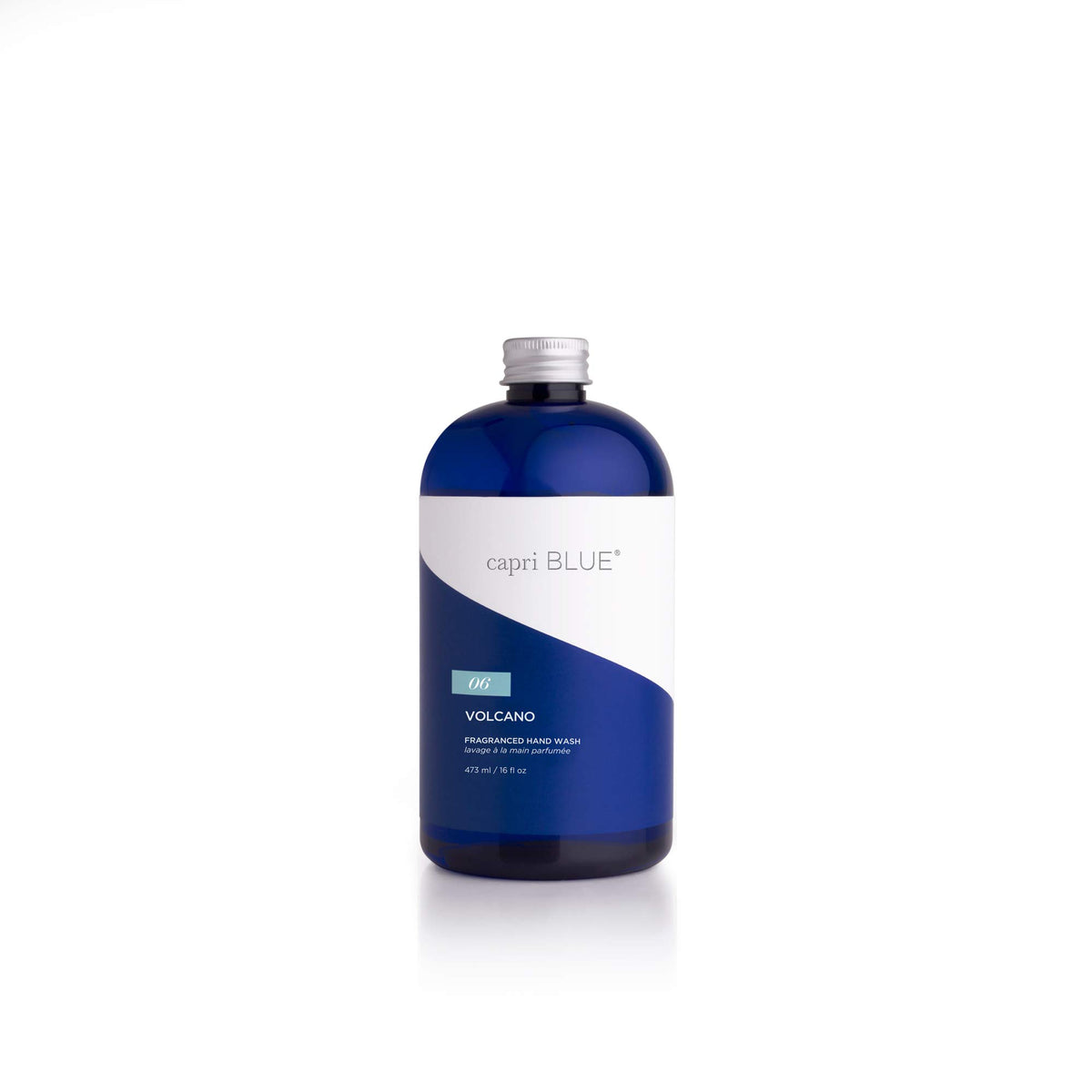 Capri Blue Hand Wash Soap - Liquid Luxury Hand Soap - Tropical & Fruity Scented Moisturizing Wash - Refillable Glass Pump Bottle - No Added Gluten, Parabens, or Sulfates (Volcano, 15 fl oz)