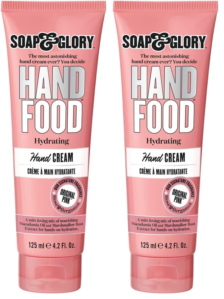 Soap & Glory Hand Food Hand Cream & Rich Cuticle Moisturizer, 125 ml