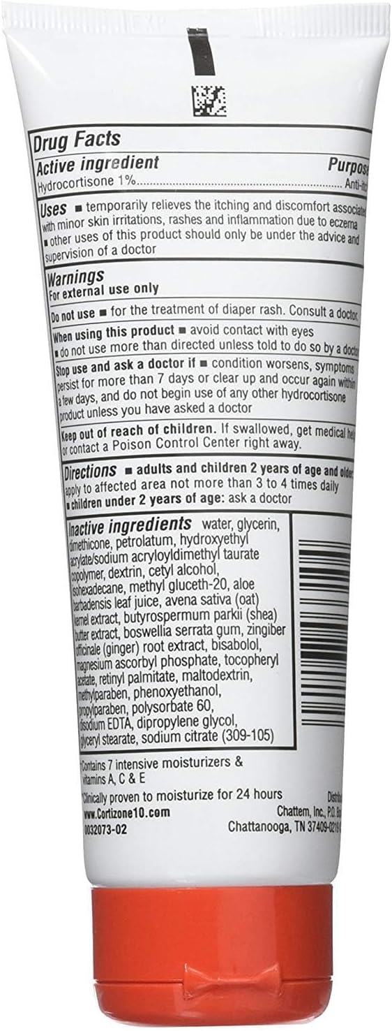 Cortizone-10 Max Strength Healing Itch Relief Eczema Lotion, 3.5 oz.