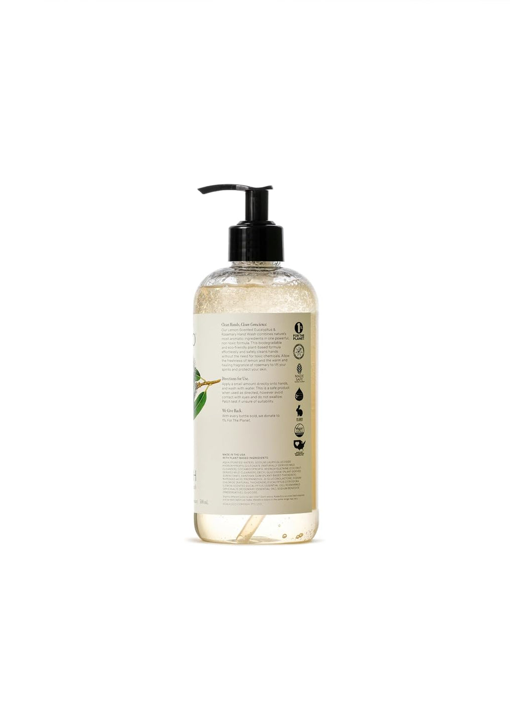 Koala Eco Hand Wash, Australian Lemon Eucalyptus & Rosemary, 16oz