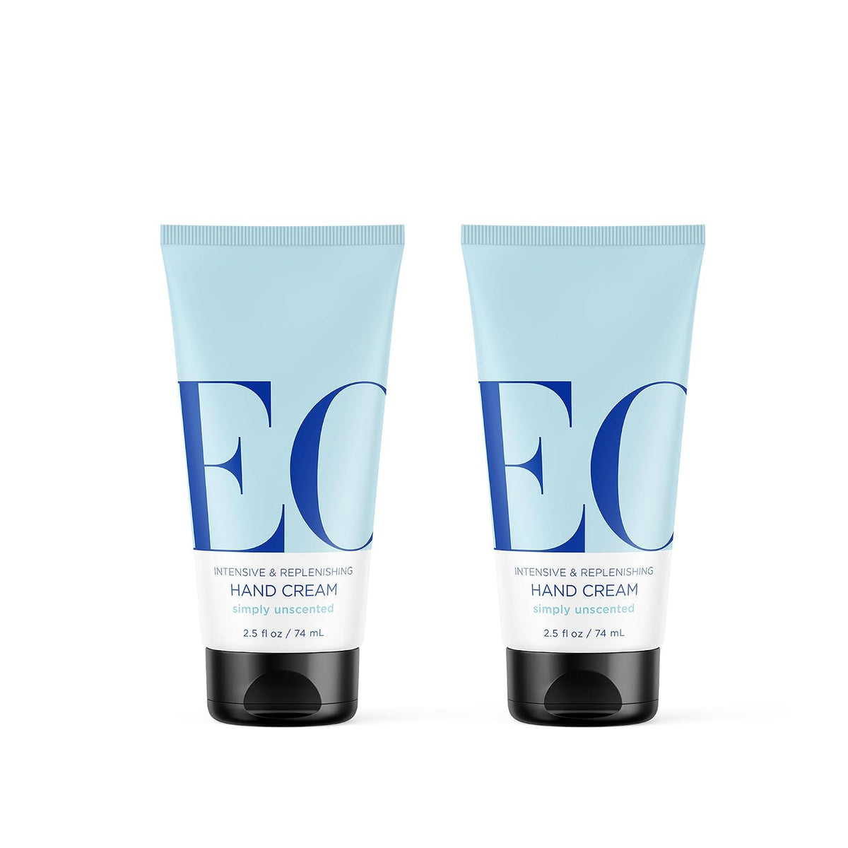 EO Hand Cream, 2.5 Ounce (Pack of 2), Unscented, Moisturizer for Dry Skin