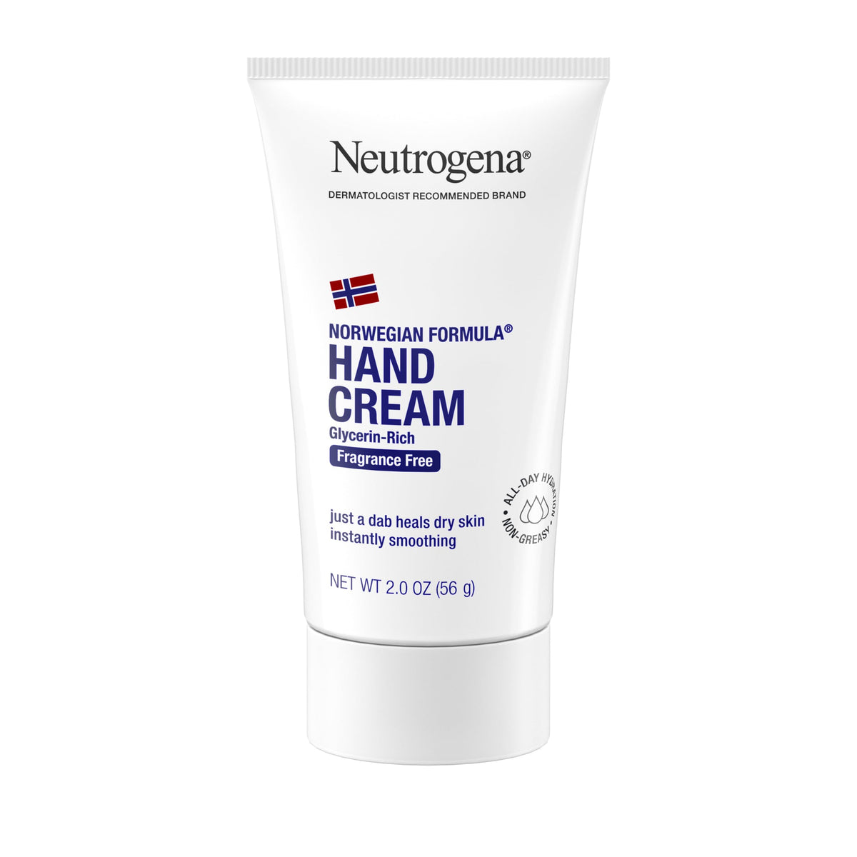 Neutrogena Norwegian Formula Hand Cream, Fragrance Free, 6 x 2 oz