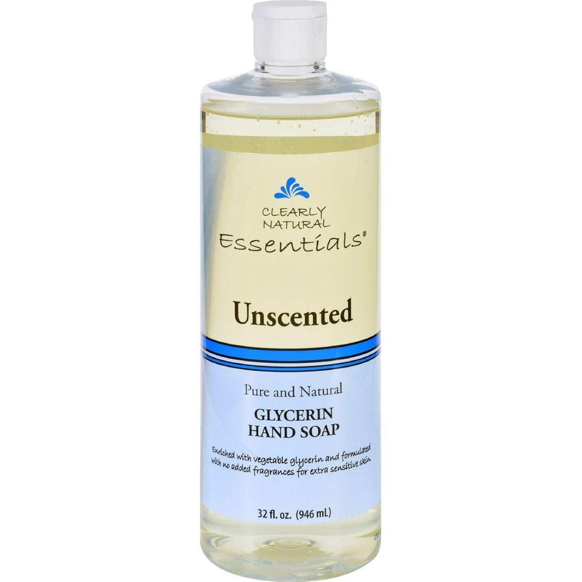 Clearly Natural Liquid Glycerine Hand Soap Refill Unscented Unscented 32 Oz (Pack of 2)
