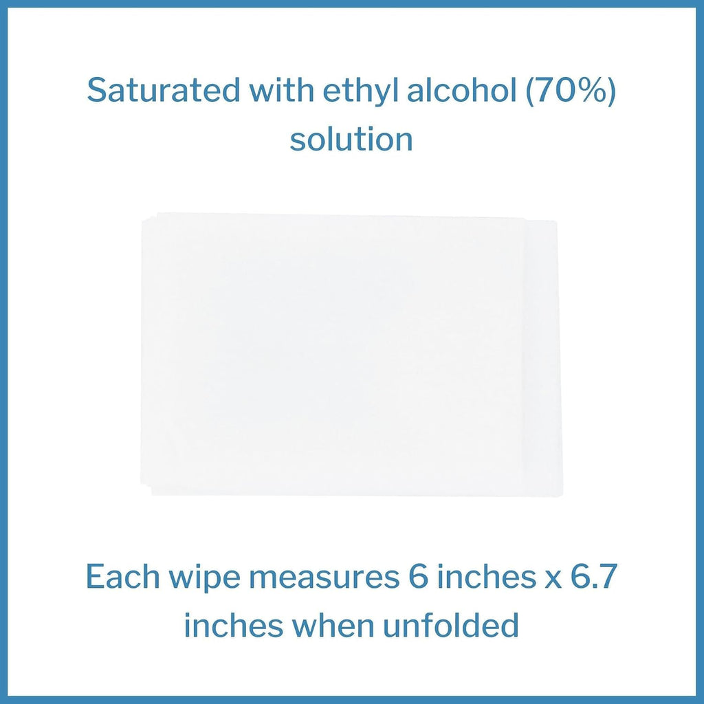 McKesson Hand Sanitizing Wipes Alcohol Wipes w/Aloe and Vitamin E, 300 ct