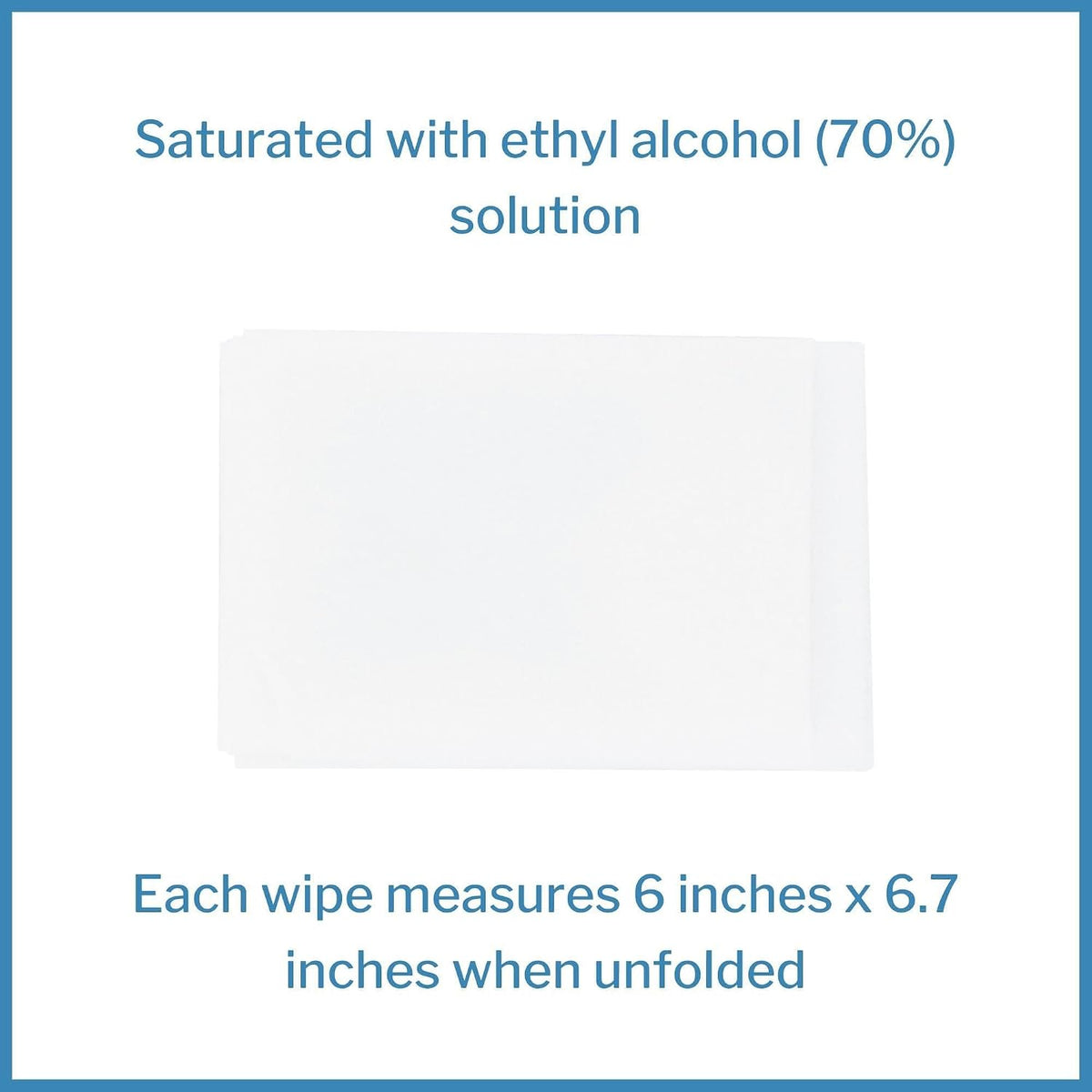McKesson Hand Sanitizing Wipes Alcohol Wipes w/Aloe and Vitamin E, 100 ct