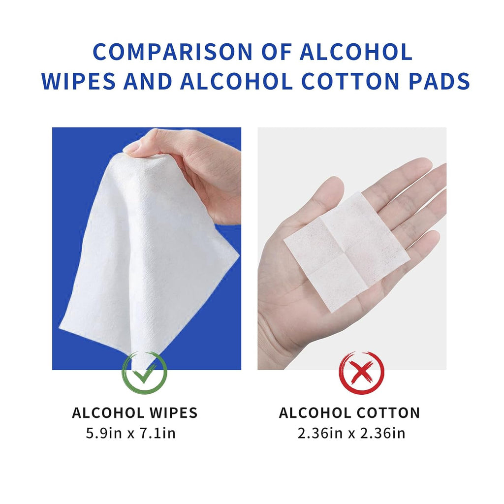 75% Alcohol Hand Sanitizing Wipes, 4-Pack, 200 Count, Aloe Vera
