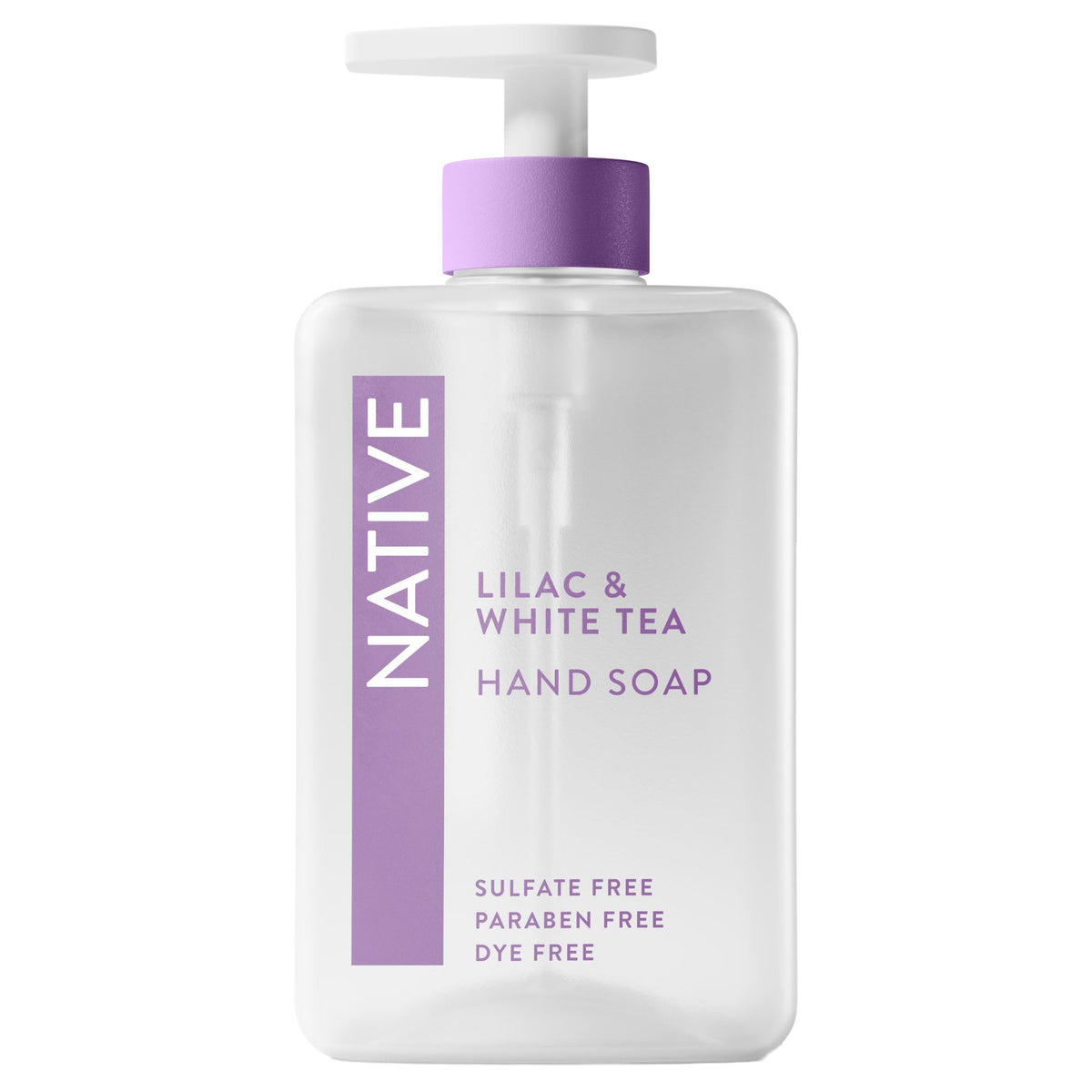 Native Liquid Hand Soap, Coconut & Vanilla Scent, Non-Drying Formula for Soft, Smooth Hands, Made with Plant-Based Cleansers, Sulfate & Paraben Free, 13 oz Bottle