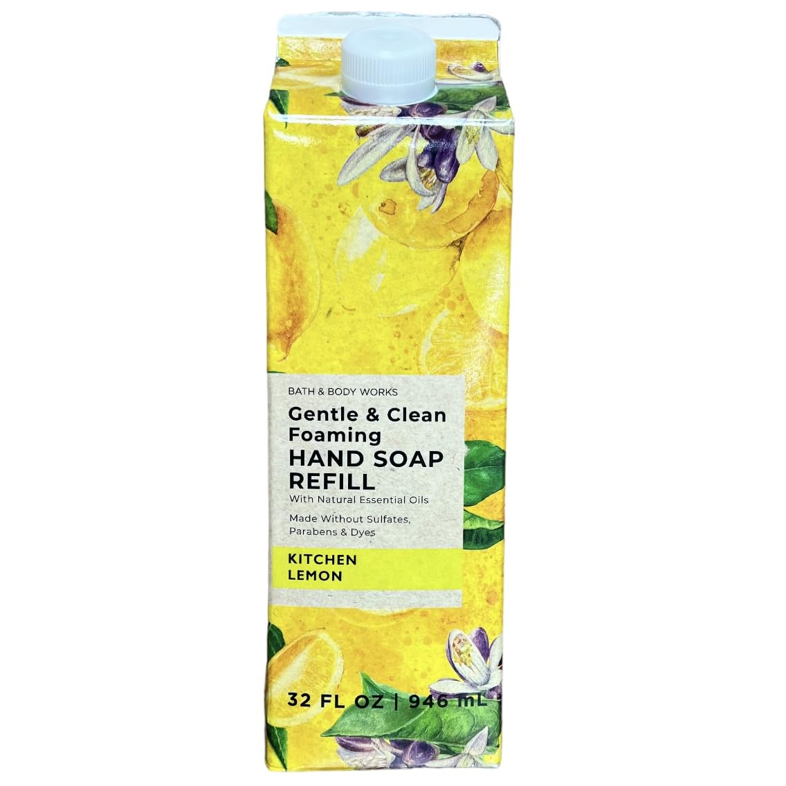 Bath and Body Works Gentle Foaming Hand Soap Kitchen Basics - Cozy Vanilla Almond, Crisp Morning Air, Mahogany Teakwood, Champagne Toast, White Tea and Sage, 8.75, Pack of 5