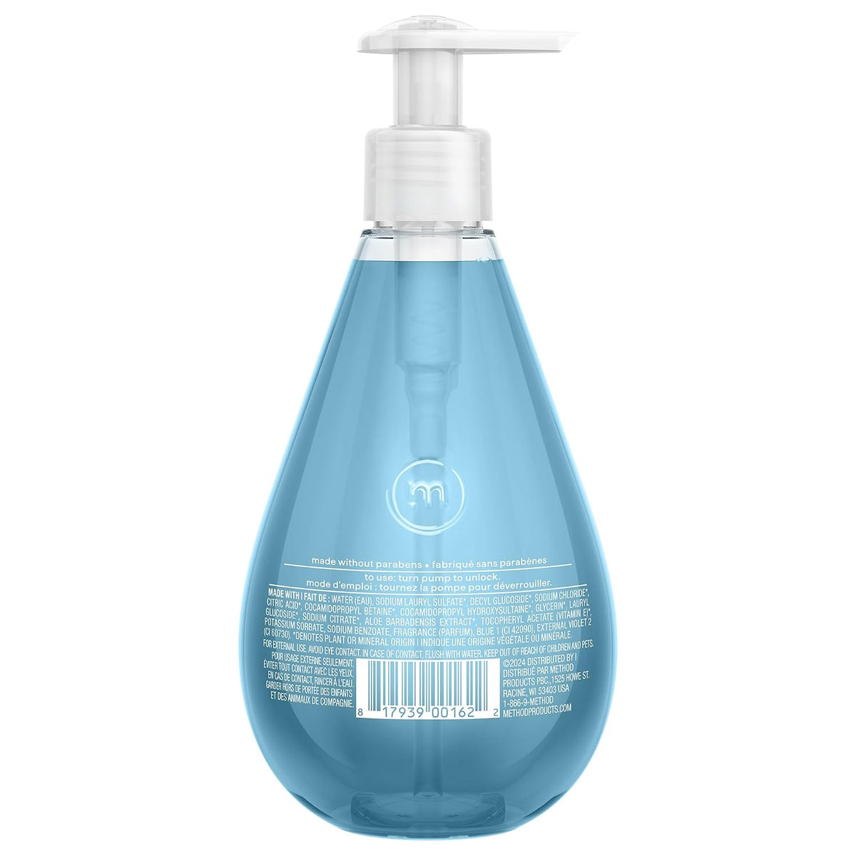 method Gel Hand Wash, Sea Minerals, 12 fl oz