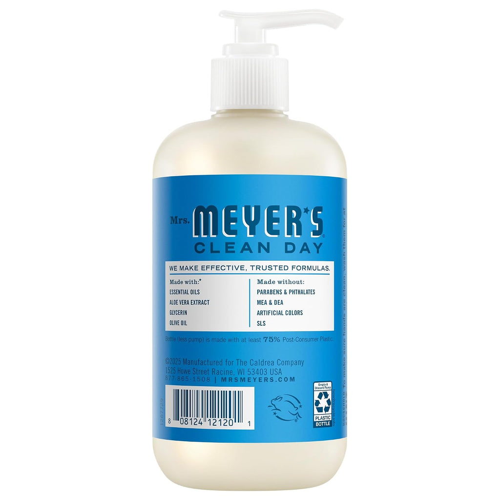 MRS. MEYER'S CLEAN DAY Liquid Hand Soap, Blueberry, 12.5 fl oz, 3 Pack
