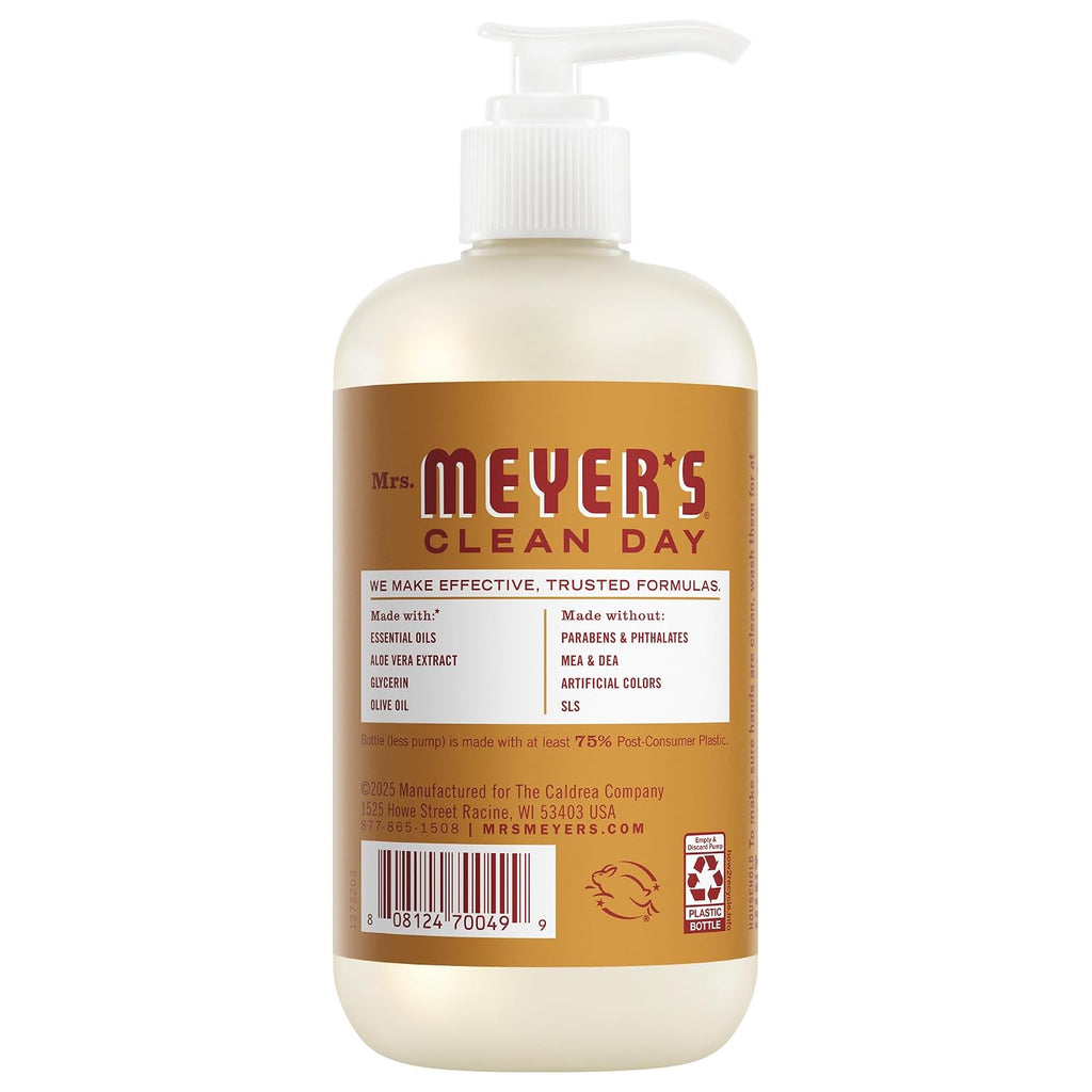 MRS. MEYER'S CLEAN DAY Liquid Hand Soap, Apple Cider, 12.5 fl oz, 3 Pack