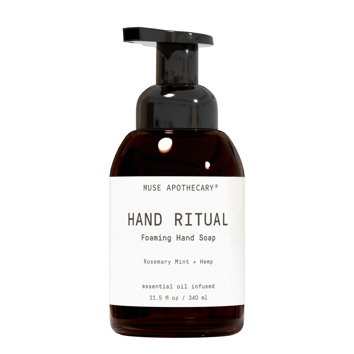 Muse Apothecary Hand Ritual - Aromatic and Nourishing Hand Soap, Infused with Natural Aromatherapy Essential Oils - USDA Certified Biobased - 16 oz, Aloe + Eucalyptus + Lavender, 2 Pack