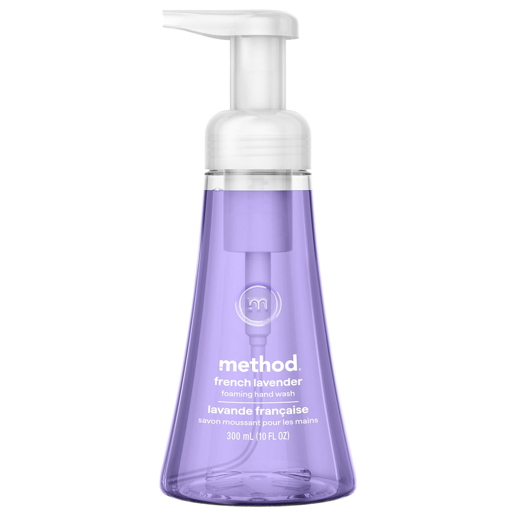method Foaming Hand Wash, French Lavender - Leaves Hands Feeling Soft & Clean, Notes of Lavender, Bergamot & Chamomile, 10 fl oz, 6 pack