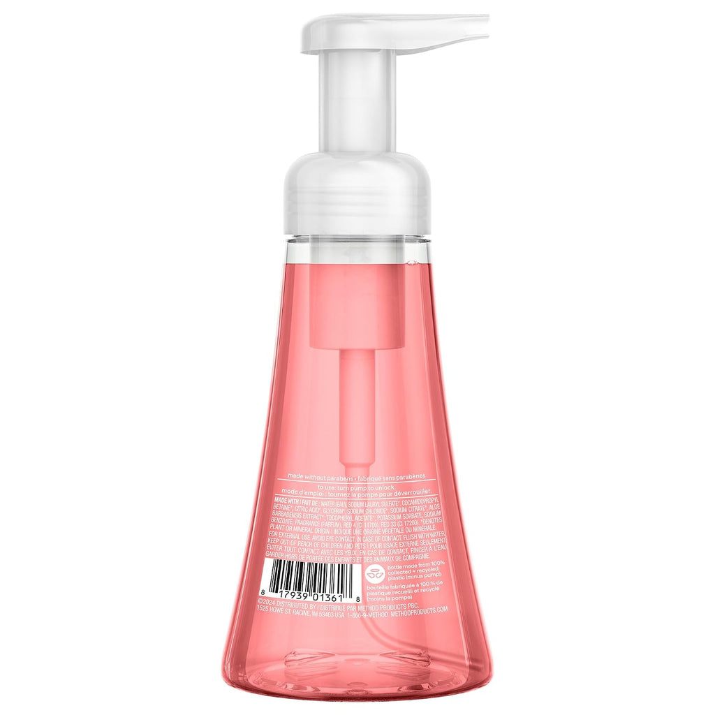 method Foaming Hand Wash, Pink Grapefruit, 10 fl oz, 6 pack
