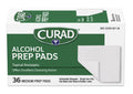 CURAD Medium 2-Ply Sterile Alcohol Prep Pads, Essential for First Aid Kits, 100/Box, Pack of 30