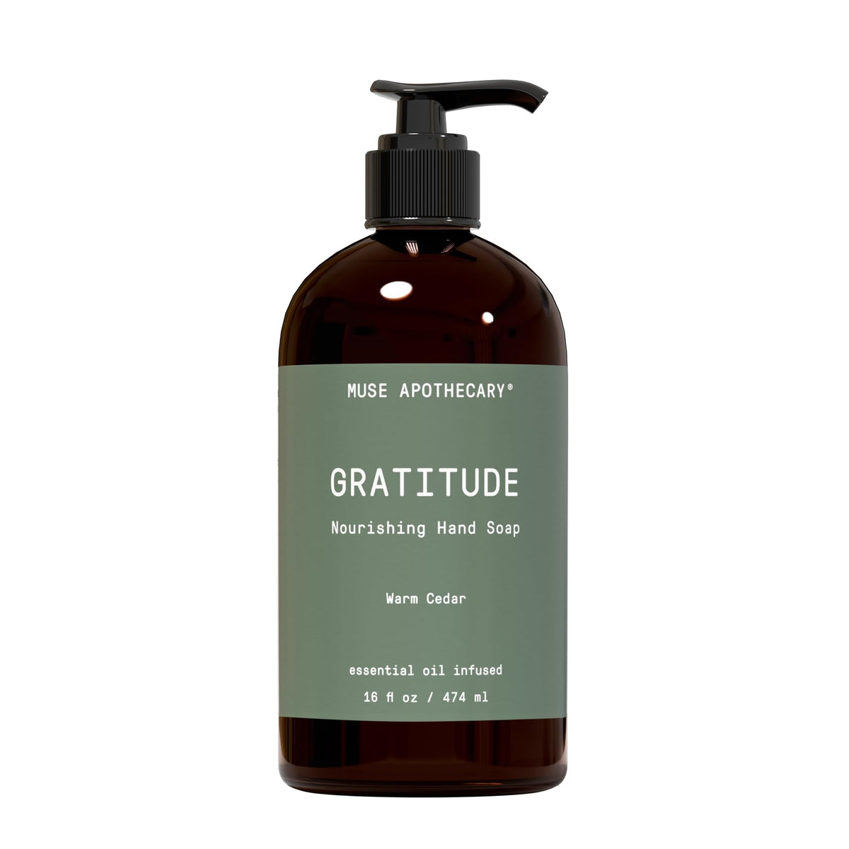 Muse Apothecary Hand Ritual - Aromatic and Nourishing Hand Soap, Infused with Natural Aromatherapy Essential Oils - USDA Certified Biobased - 16 oz, Aloe + Eucalyptus + Lavender, 2 Pack