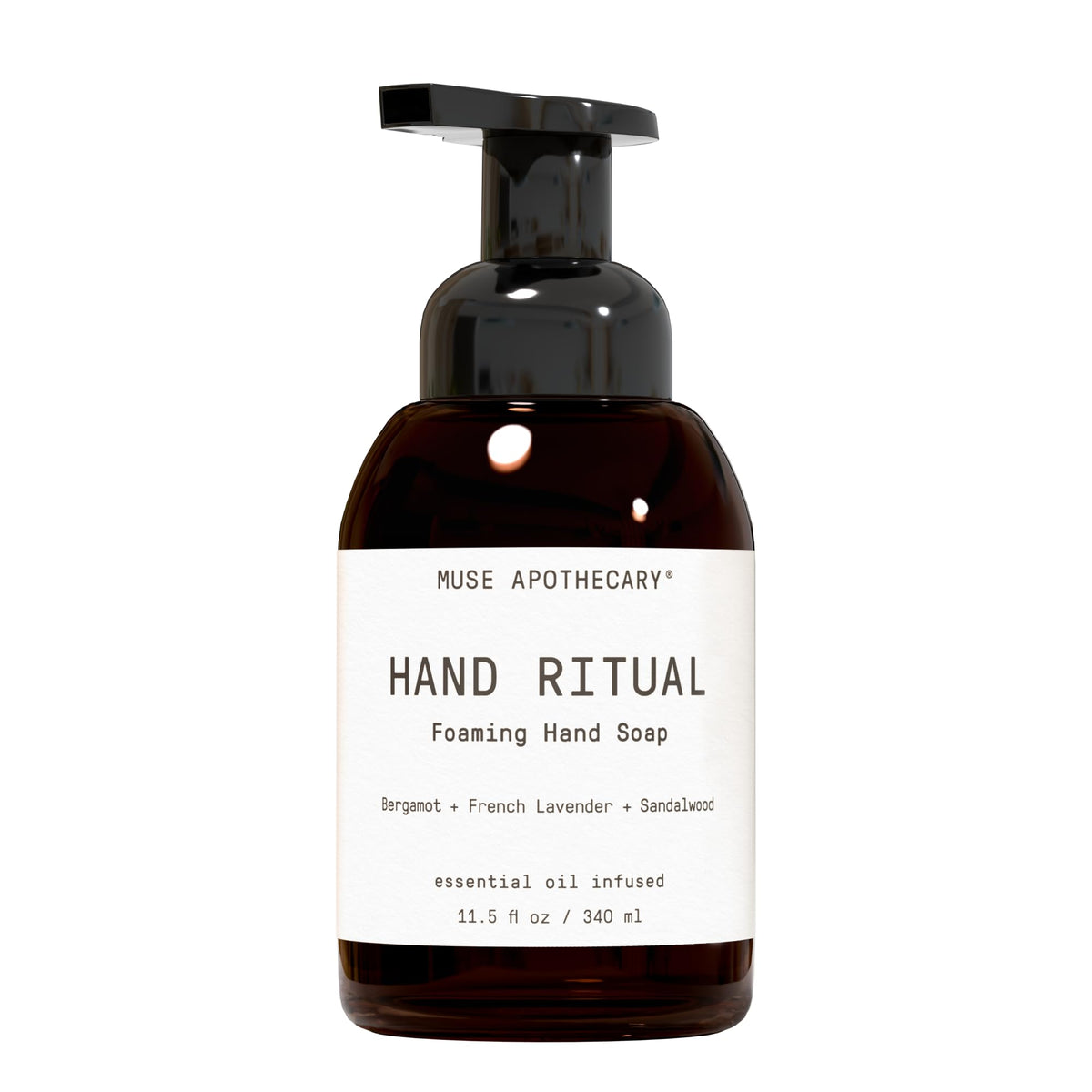 Muse Apothecary Hand Ritual - Aromatic and Nourishing Hand Soap, Infused with Natural Aromatherapy Essential Oils - USDA Certified Biobased - 16 oz, Aloe + Eucalyptus + Lavender, 2 Pack