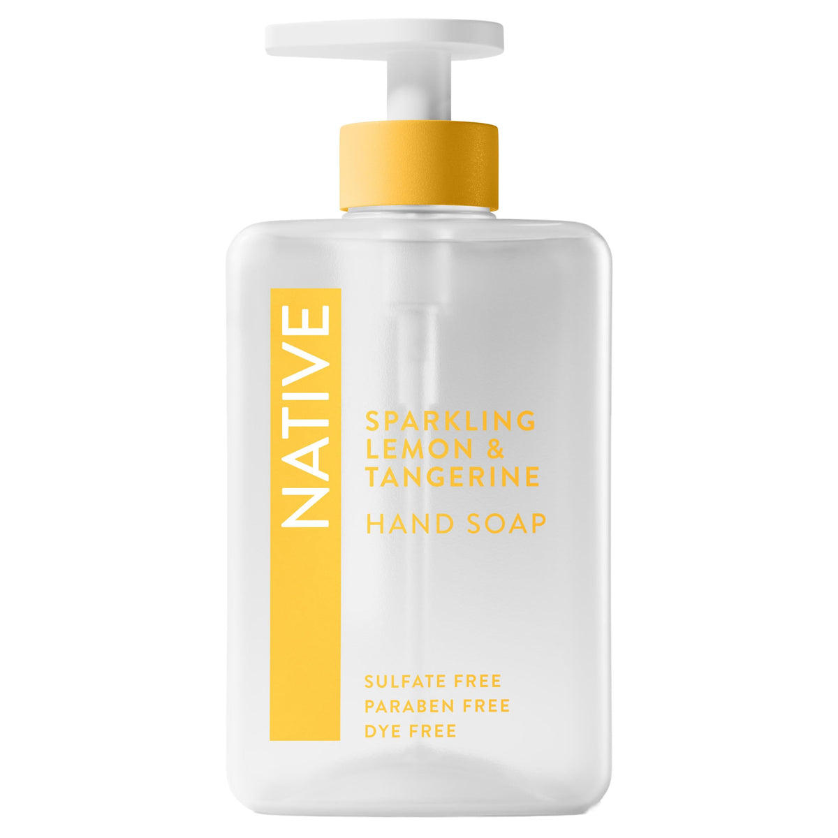 Native Liquid Hand Soap, Coconut & Vanilla Scent, Non-Drying Formula for Soft, Smooth Hands, Made with Plant-Based Cleansers, Sulfate & Paraben Free, 13 oz Bottle