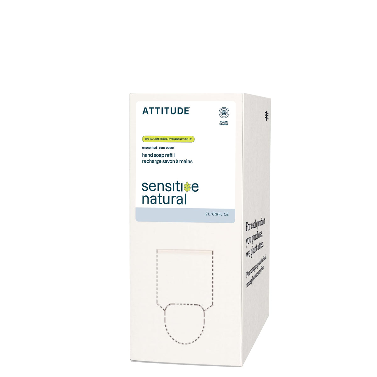 ATTITUDE Hand Soap for Sensitive Skin with Oat, EWG Verified, Dermatologically Tested, Vegan, Sweet Jasmine Scent, 16 Fl Oz (Pack of 3)