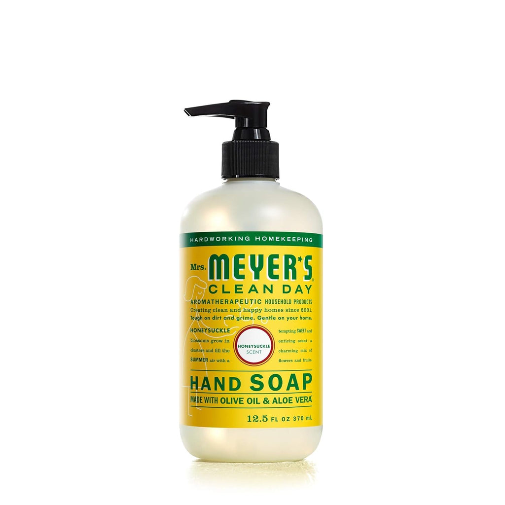 MRS. MEYER'S CLEAN DAY Liquid Hand Soap, Honeysuckle, 12.5 fl oz, 6 Pack