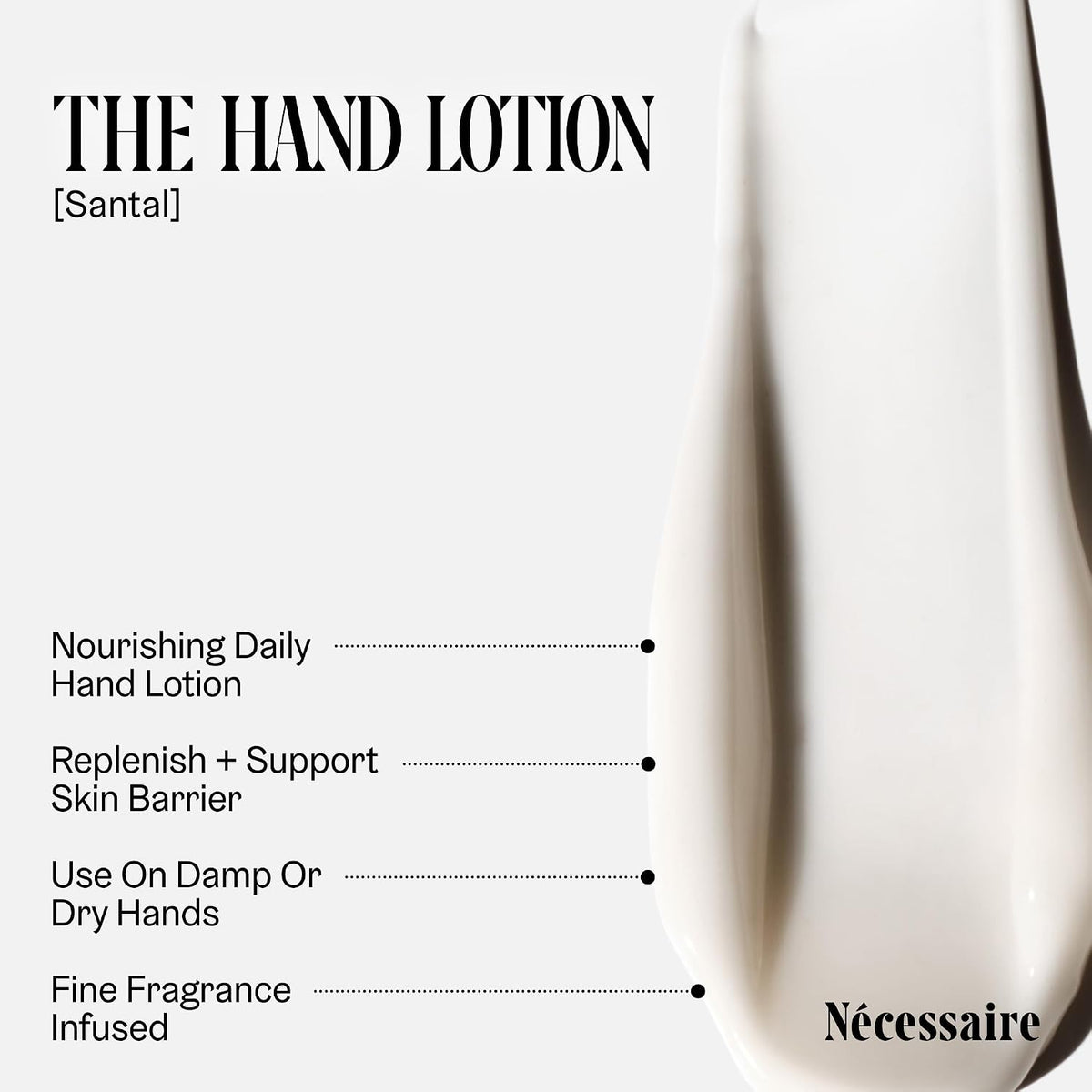The Hand Lotion Santal. Nourishing Shea Butter Vitamins Minerals Omega 6/9