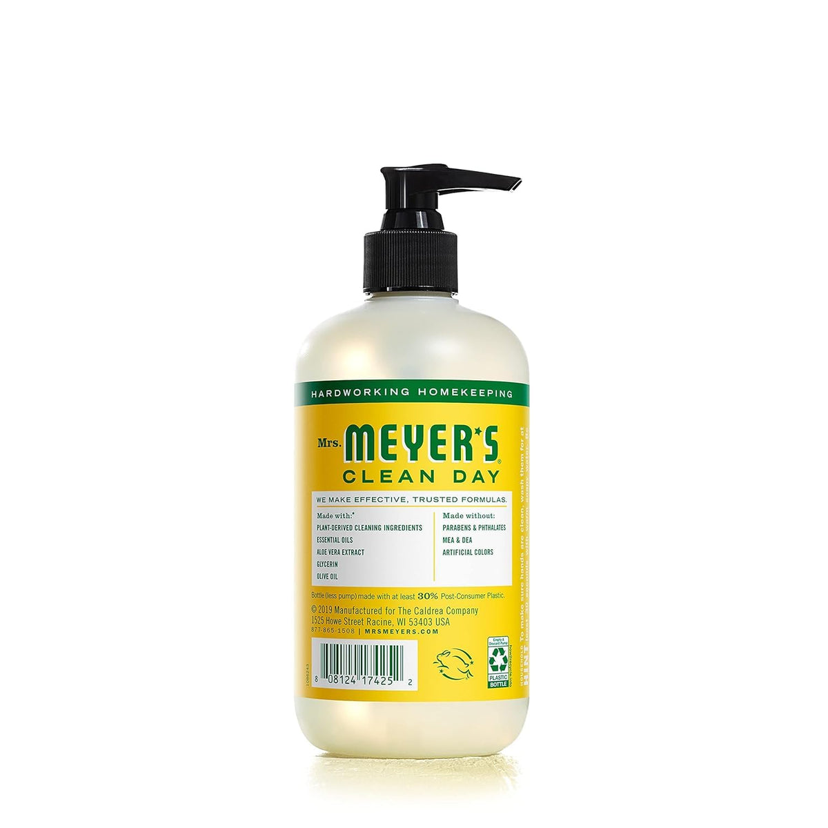 MRS. MEYER'S CLEAN DAY Liquid Hand Soap, Honeysuckle, 12.5 fl oz, 6 Pack