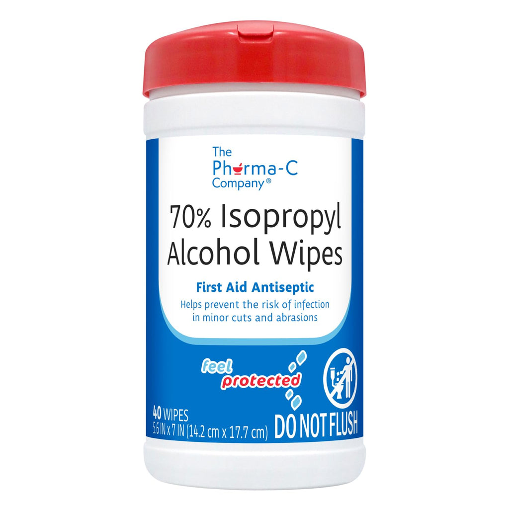 The Pharma-C Company - 70% Isopropyl Alcohol Wipes [6 pack]