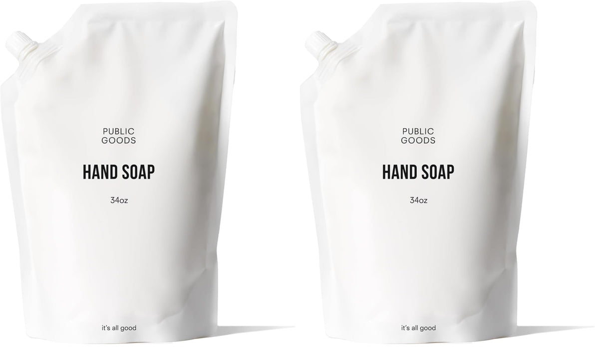 Public Goods Hand Soap | Soap for Kitchen & Bathroom | 12 Fl Oz Bottle