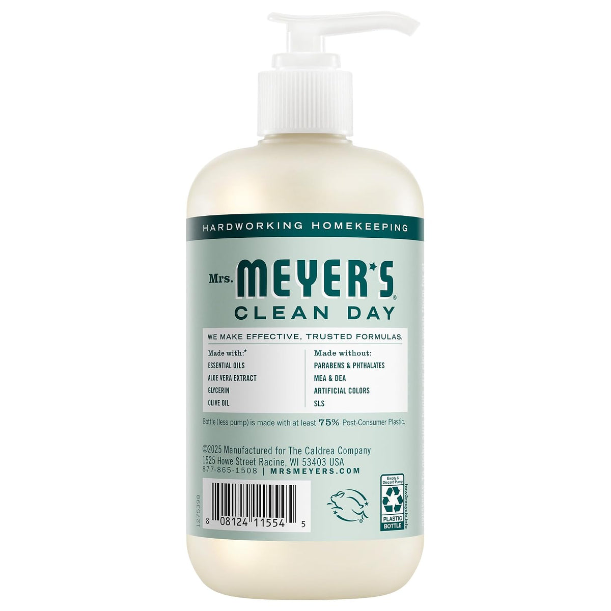 MRS. MEYER'S CLEAN DAY Liquid Hand Soap, Birchwood, 12.5 fl oz, 3 Pack