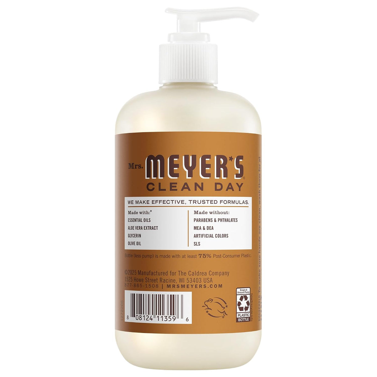 MRS. MEYER'S CLEAN DAY Liquid Hand Soap, Acorn Spice, 12.5 fl oz, 3 Pack