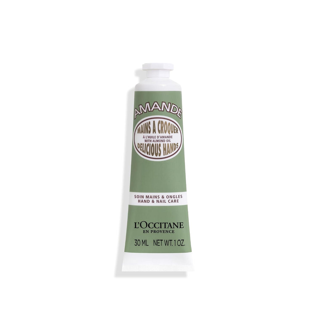 L'OCCITANE Almond Delicious Hands Hydrating Cream, Fast-Absorbing, Vegan