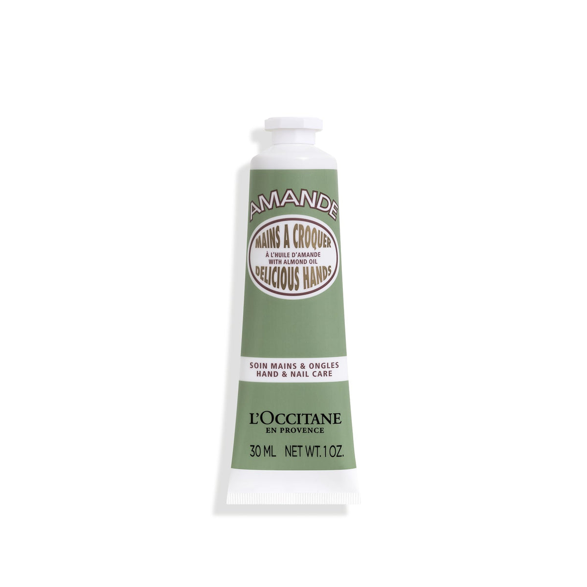 L'OCCITANE Almond Delicious Hands Hydrating Cream, Fast-Absorbing, Vegan
