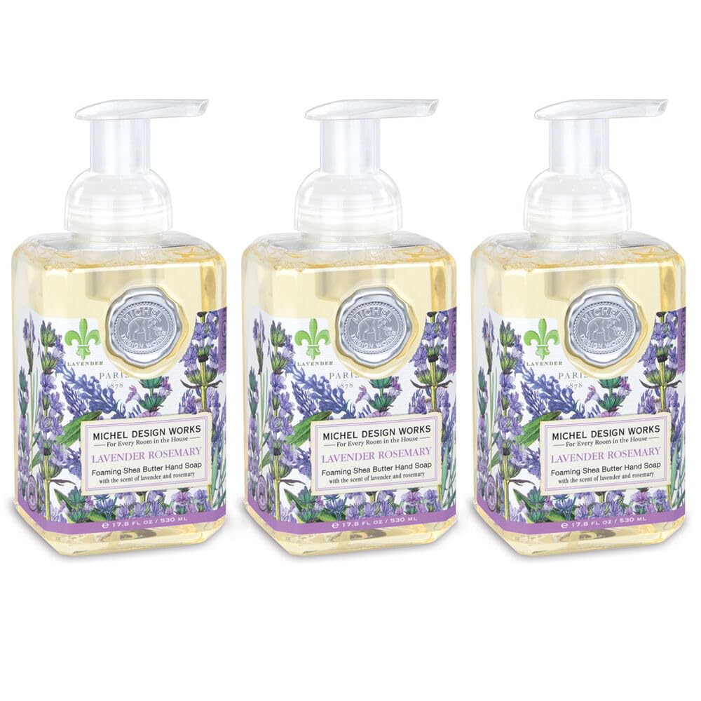 Michel Design Works Honey Almond Foaming Hand Soap with Soap Dispenser