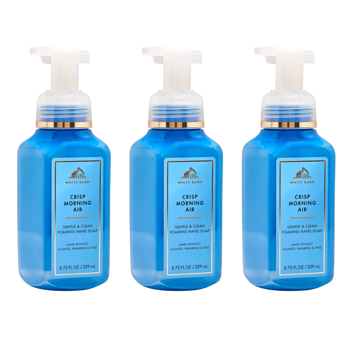 Bath & Body Works Foaming Hand Soap, Mahogany Teakwood, 3 Pack