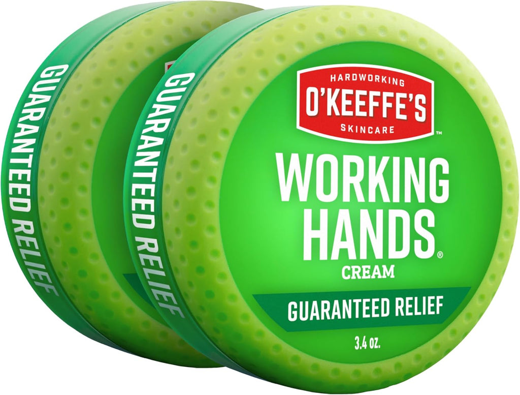 O'Keeffe's Working Hands Cream for Extreme Dryness, 3.4 oz, 2-Pack
