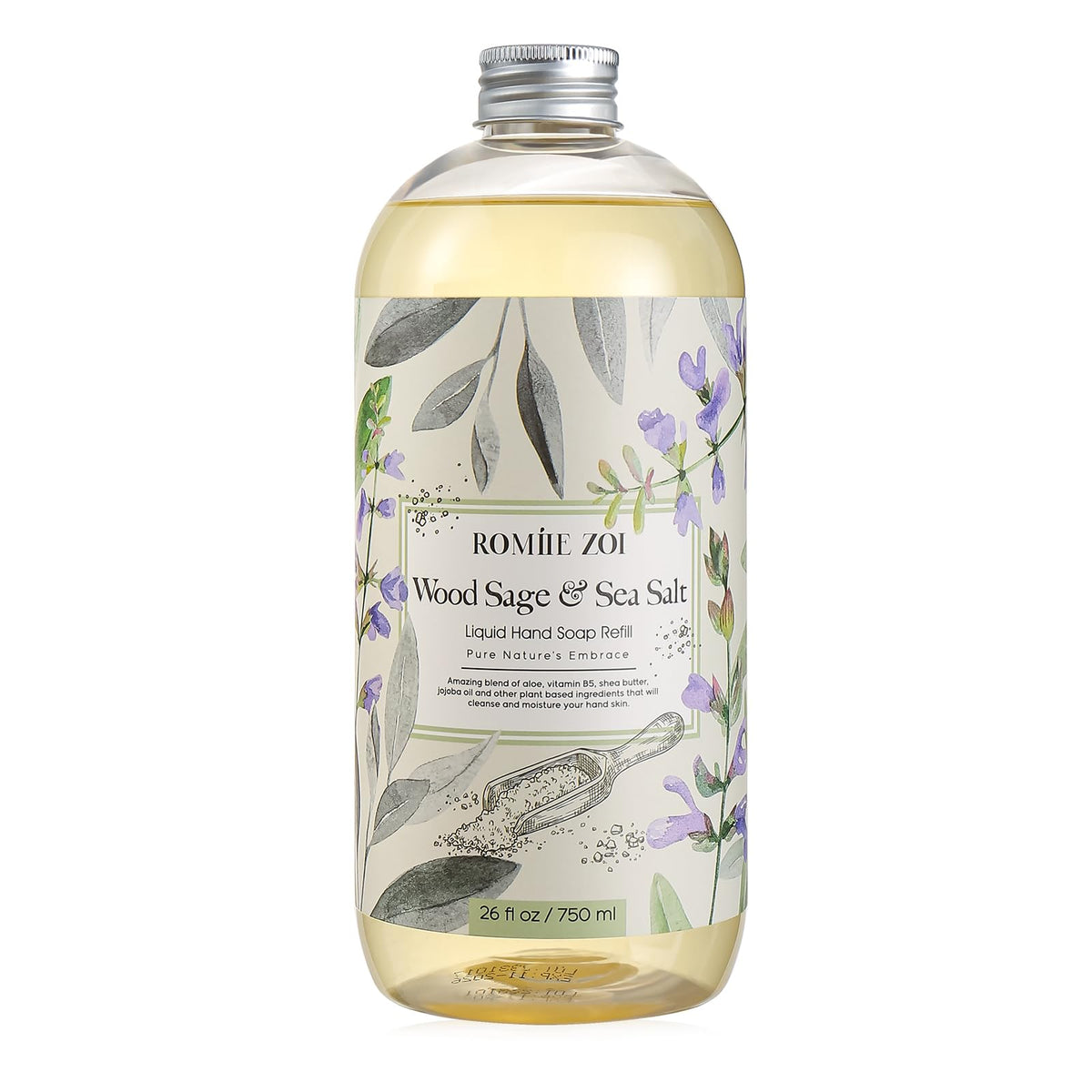 ROMIIE ZOI Liquid Hand Soap Refill, Eucalyptus Mint, 26 Fl Oz, 3-Pack